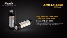 Fenix ARB-L4-4800 26650 Batteri - 4800 mAh thumbnail