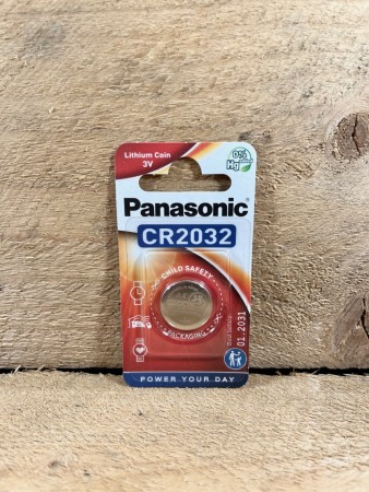 Panasonic CR2032 3V Lithium Batteri - 1pk