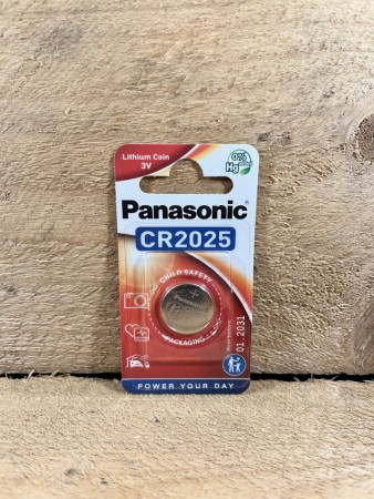 Panasonic CR2025 3V Lithium Batteri - 1pk